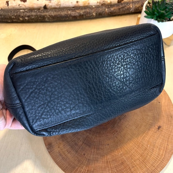 Coach 90s Vintage 6803 Black Leather Hudson Bucket
Crossbody Shoulder Bag Purse - Picture 14 of 16